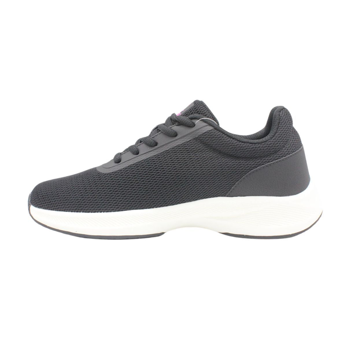 Zapatilla Running Mujer Lotto - Challenge Negro Rosado