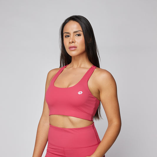 Peto Deportivo Mujer Lotto - Milán Rosado