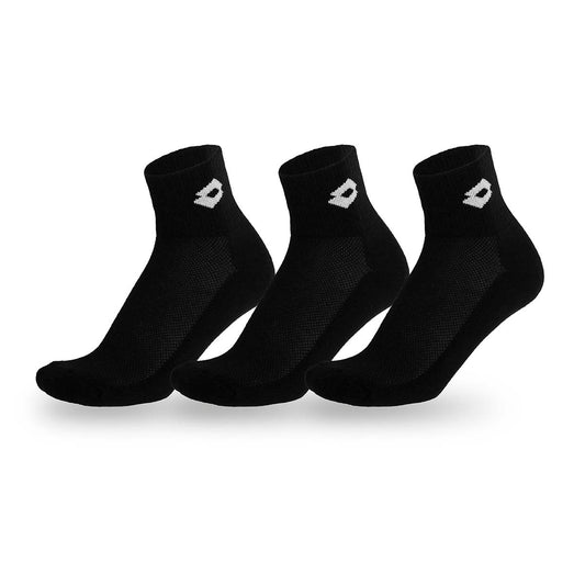 Calcetines Tenis Hombre Lotto  - Tripack  Negros