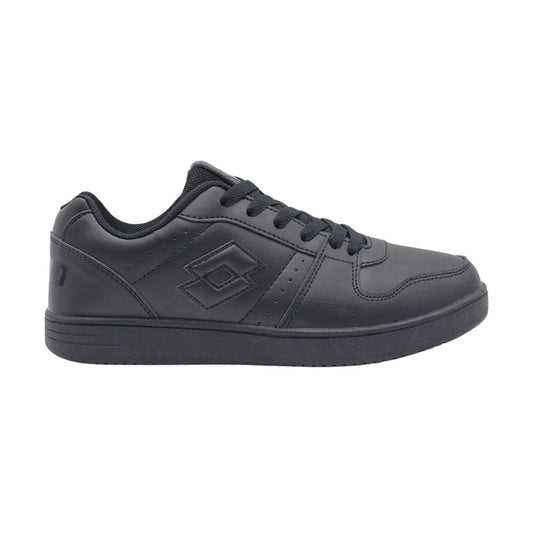 Zapatilla Escolar Juvenil Lotto - BTS Basket Negro
