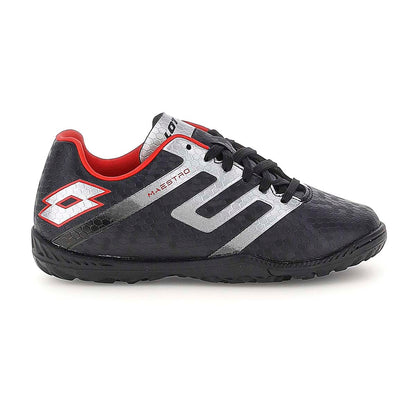 Zapato de Baby Fútbol Juvenil Lotto - Maestro 700 TF Negro Gris