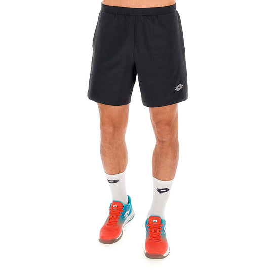 Short de Padel Hombre Lotto - Superrrapida V Negro