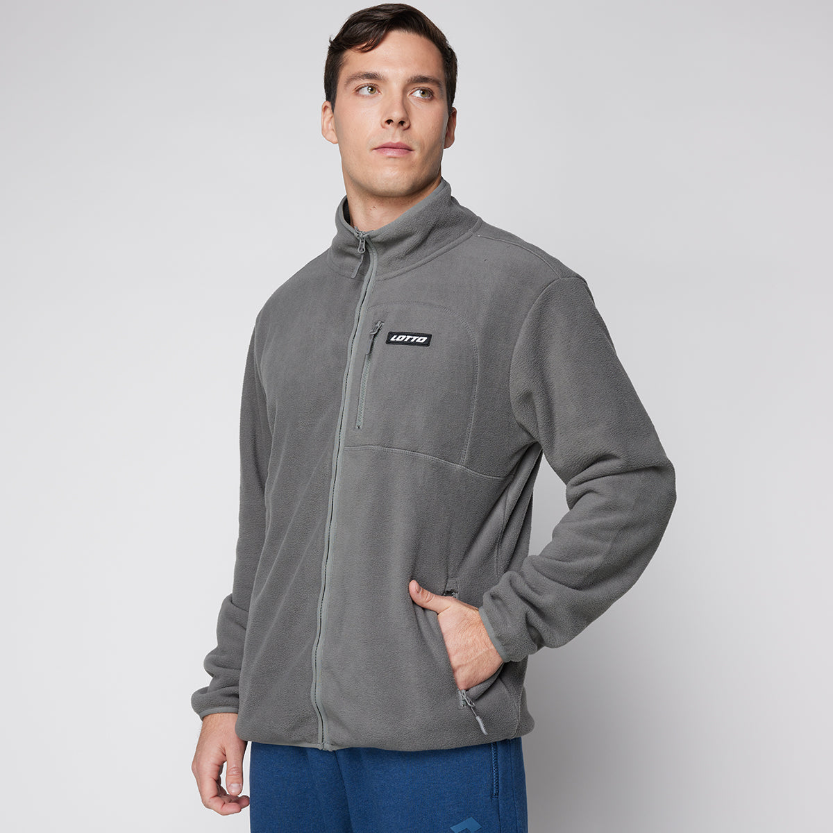 Poleron Polar Hombre Lotto - Bari Gris