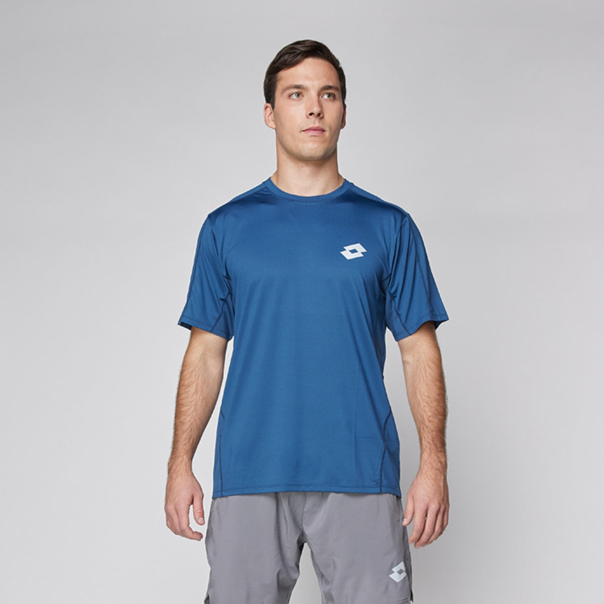 Polera Deportiva Hombre Lotto - Milán Azul