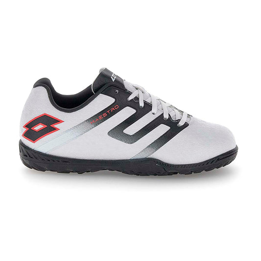 Zapato Baby Fútbol Niño Lotto - Maestro 700 TF Blanco Negro