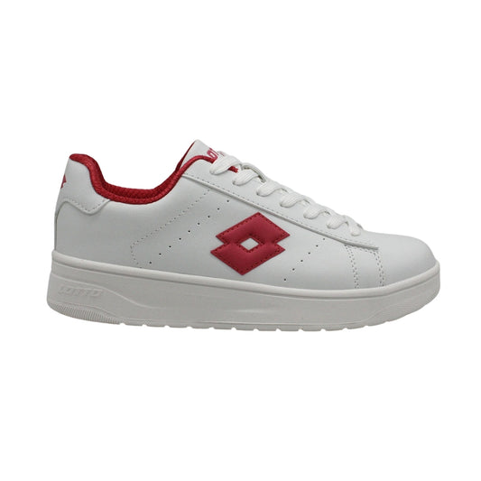 Calzado Urbano Juvenil Lotto - Roma Blanco Rojo