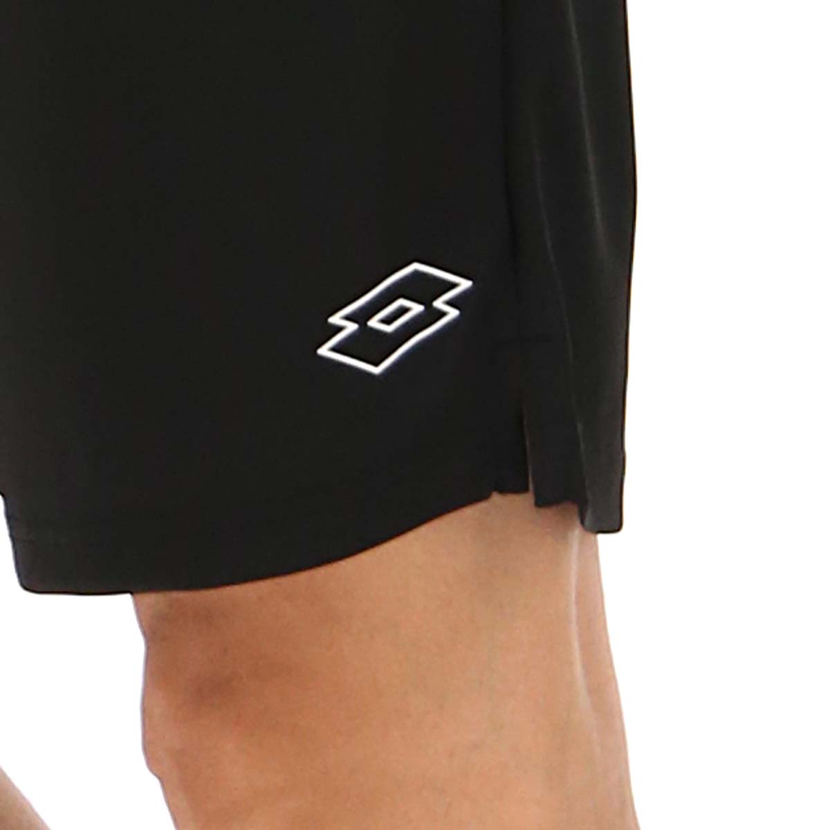 Short de Tenis Hombre Lotto - Squadra Negro