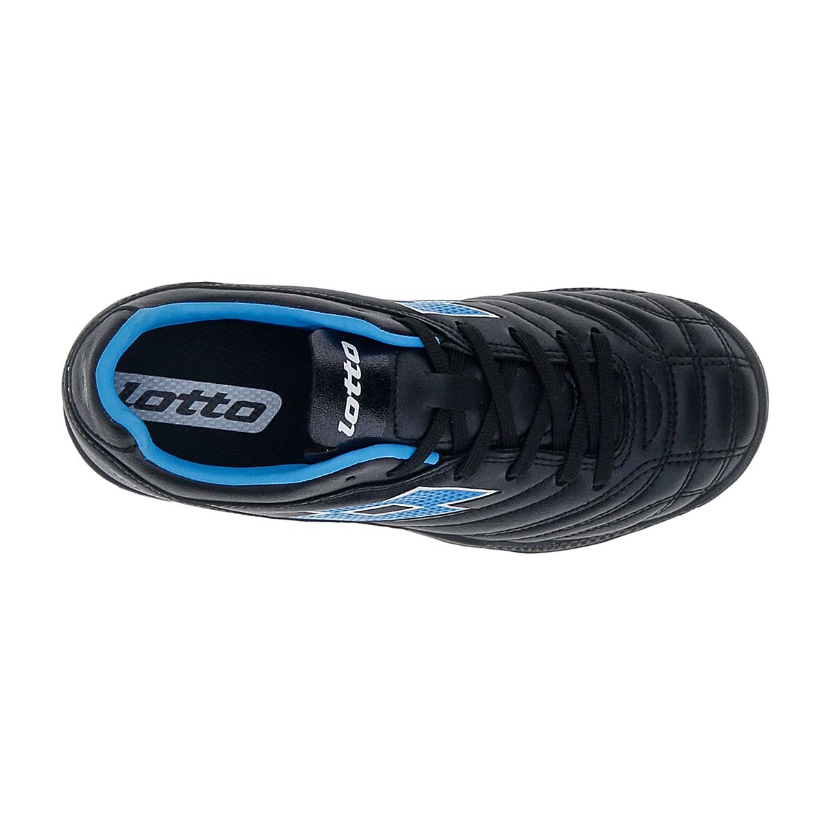 Zapato de Baby Fútbol Niño Lotto - Stadio 705 TF Negro Azul