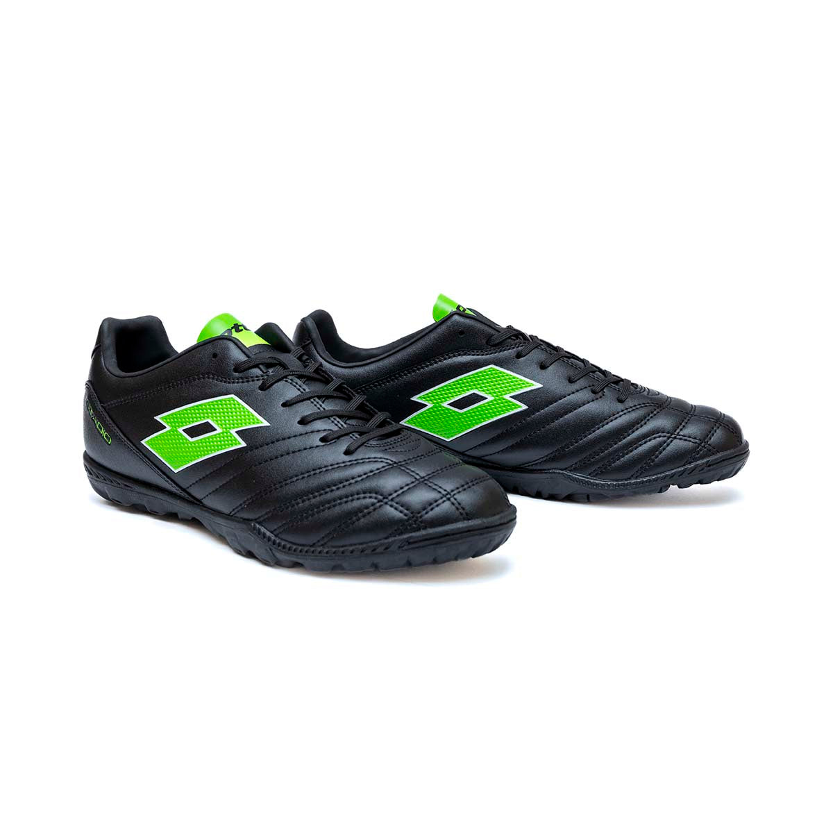 Zapato de Baby Futbol Hombre Lotto - Stadio TF Negro Verde