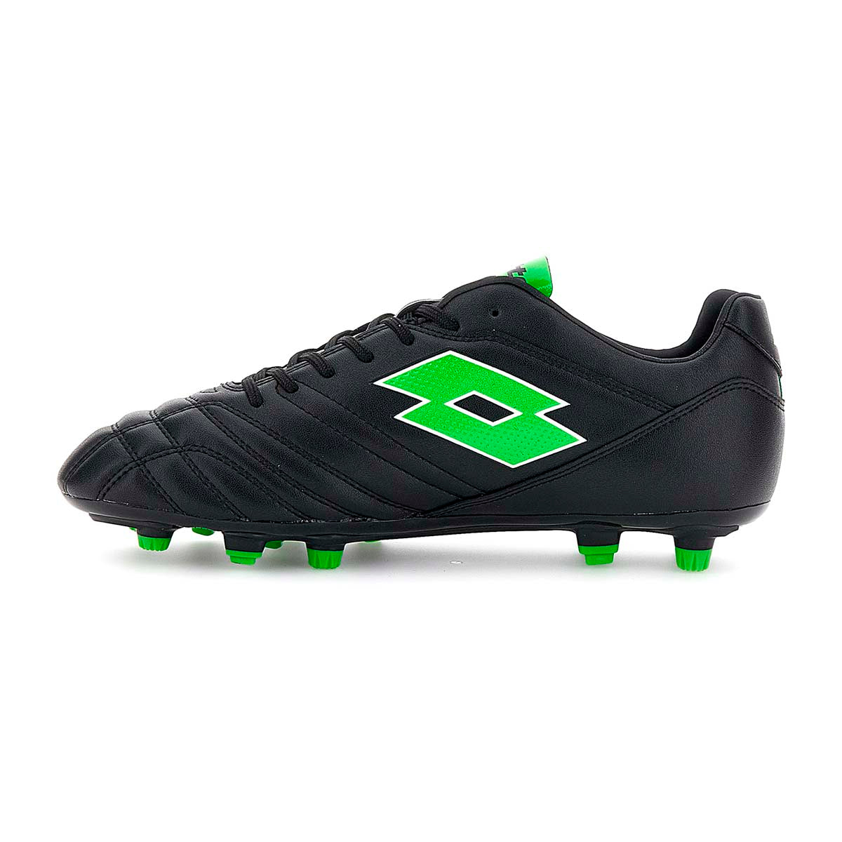 Zapato de Futbol Hombre Lotto - Stadio FG 705 Negro Verde