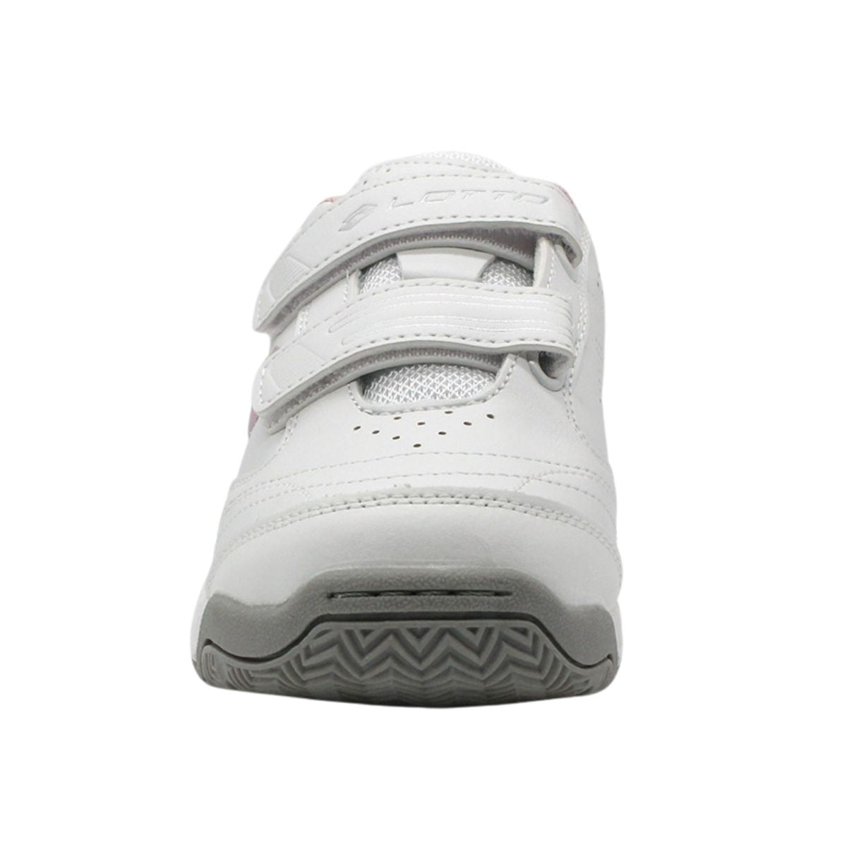 Zapatilla Escolar Juvenil Lotto - Court Jr Blanca Rosado