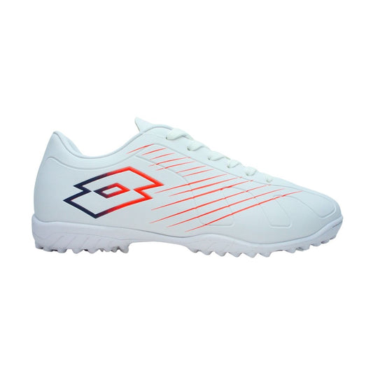 Zapato de Baby Futbol Juvenil Lotto - Fiore TF Blanco Rojo