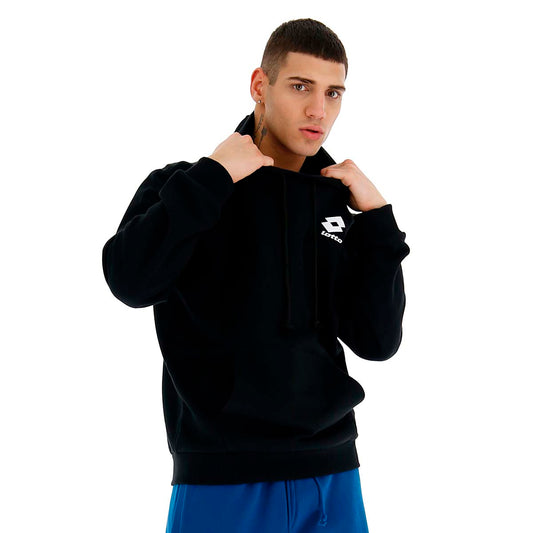 Poleron Deportivo Hombre Lotto - Smart OG HD Negro