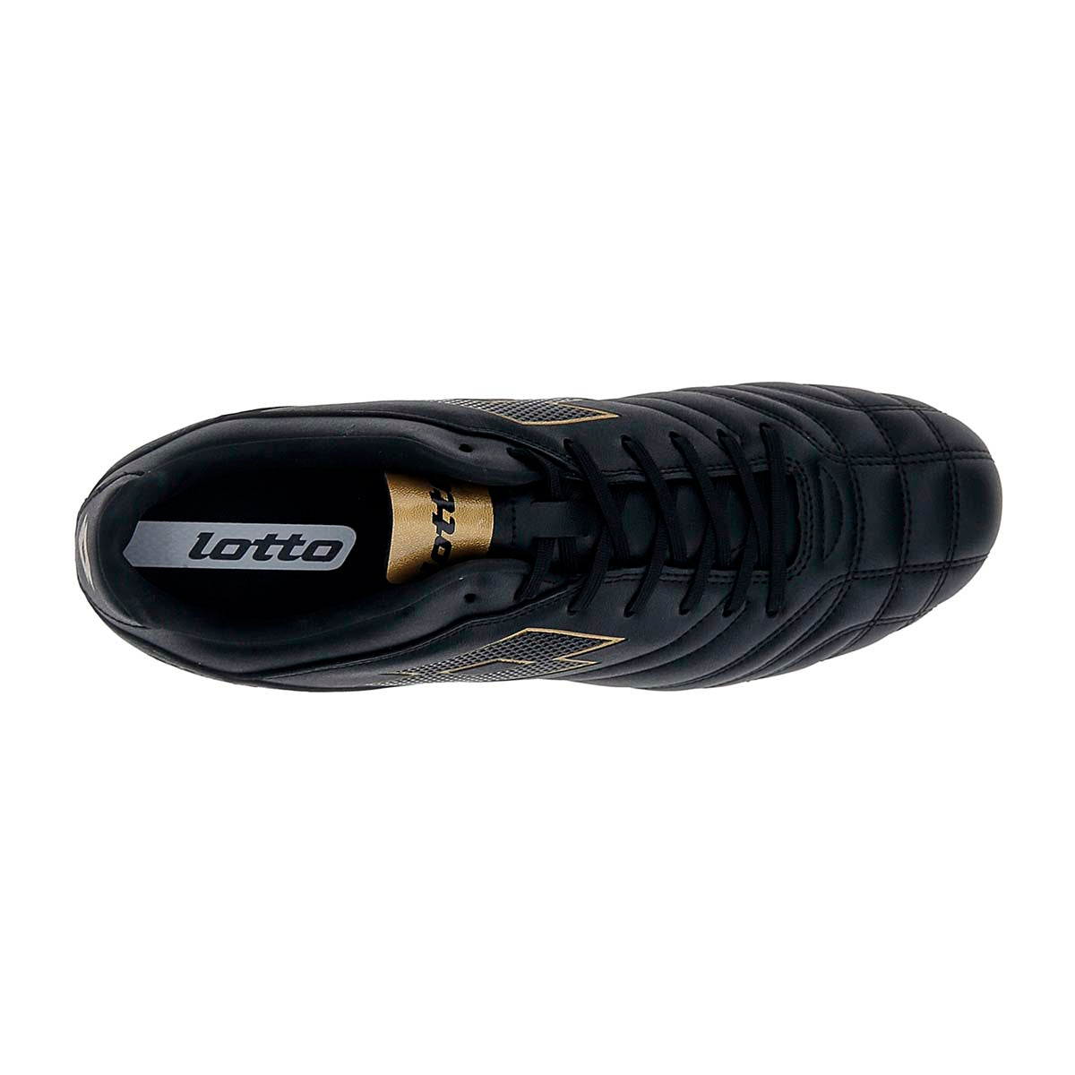 Zapato de Fútbol Hombre Lotto - Stadio FG 705 Negro Dorado