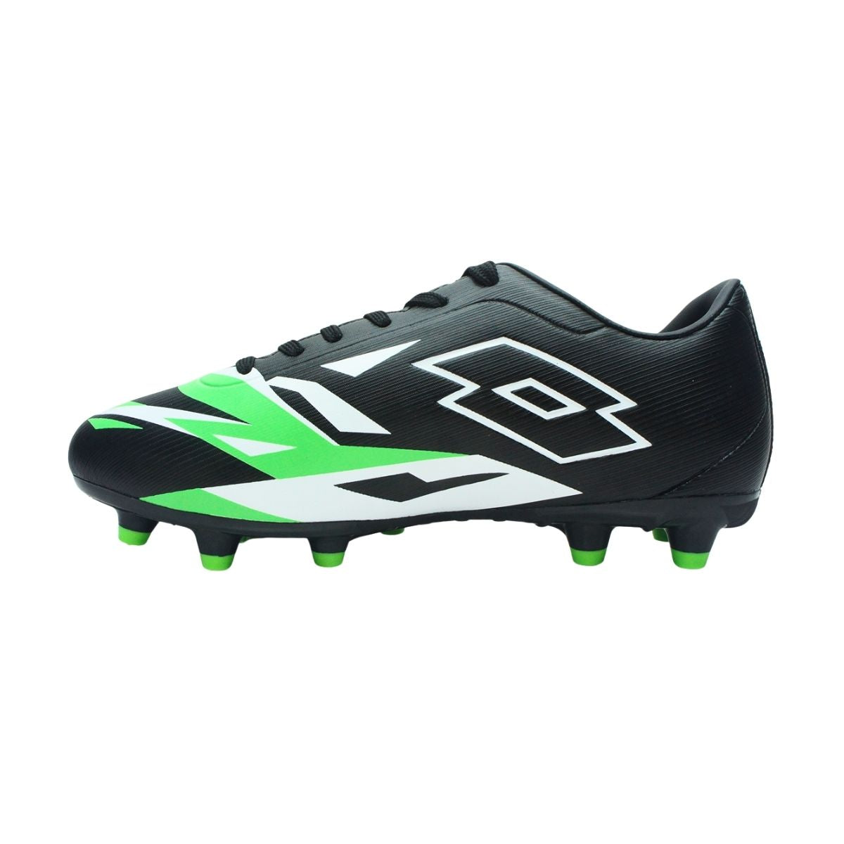 Zapato de Fútbol Juvenil Lotto - Siro FG Negro Verde