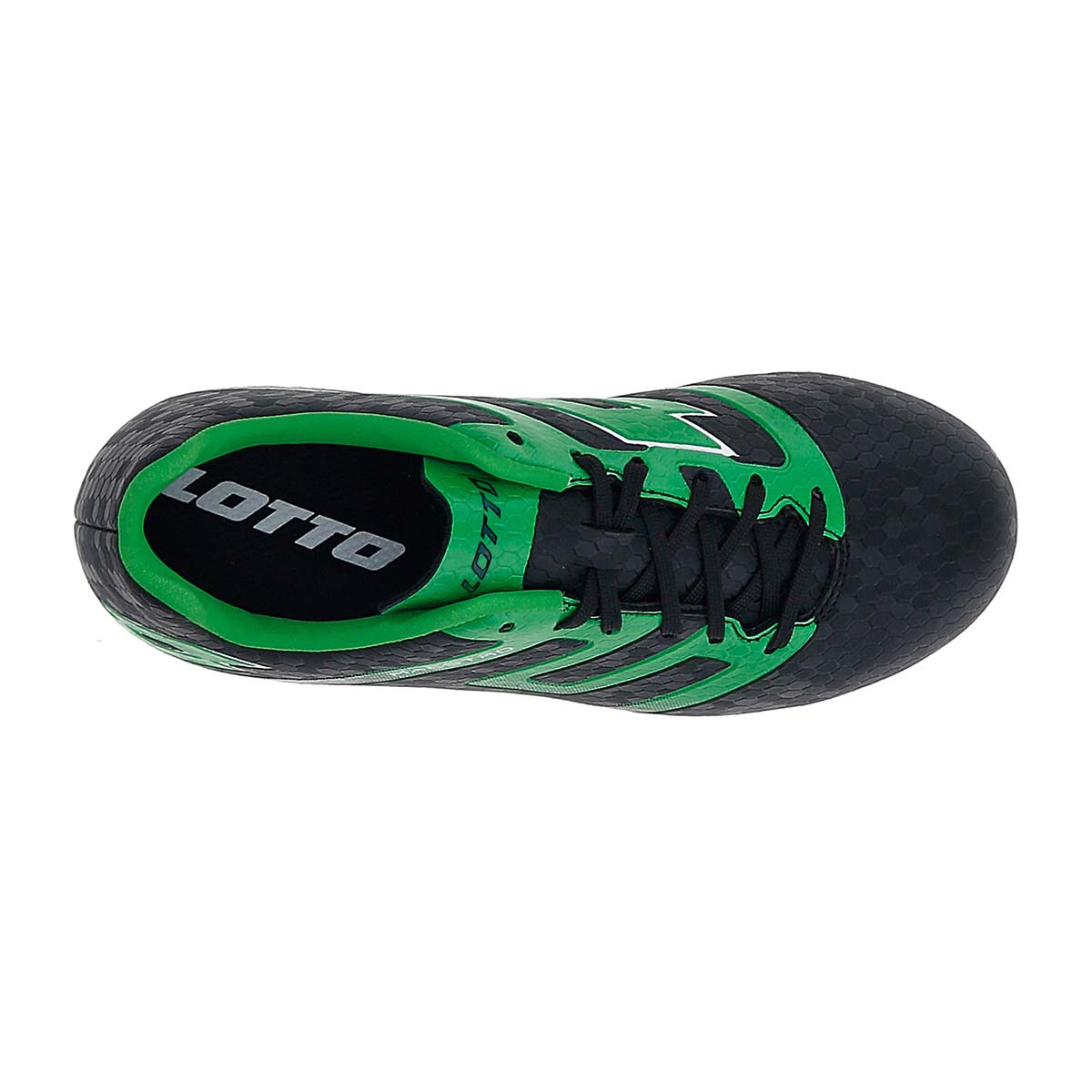 Zapato de Fútbol Juvenil Lotto - Maestro FG 700 Negro Verde