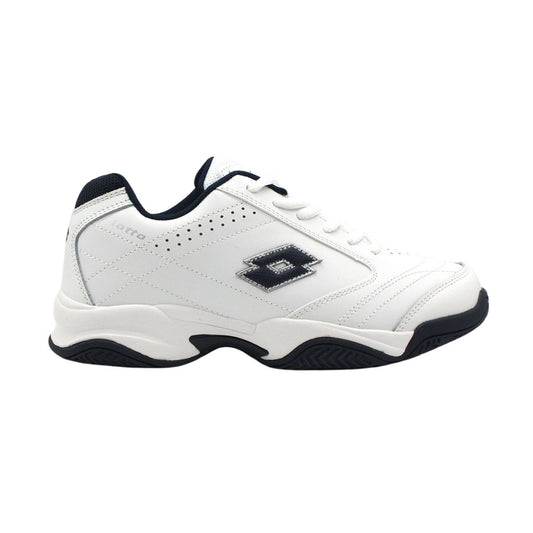 Zapatilla Escolar Juvenil Lotto - Court BTS1 Blanco Azul