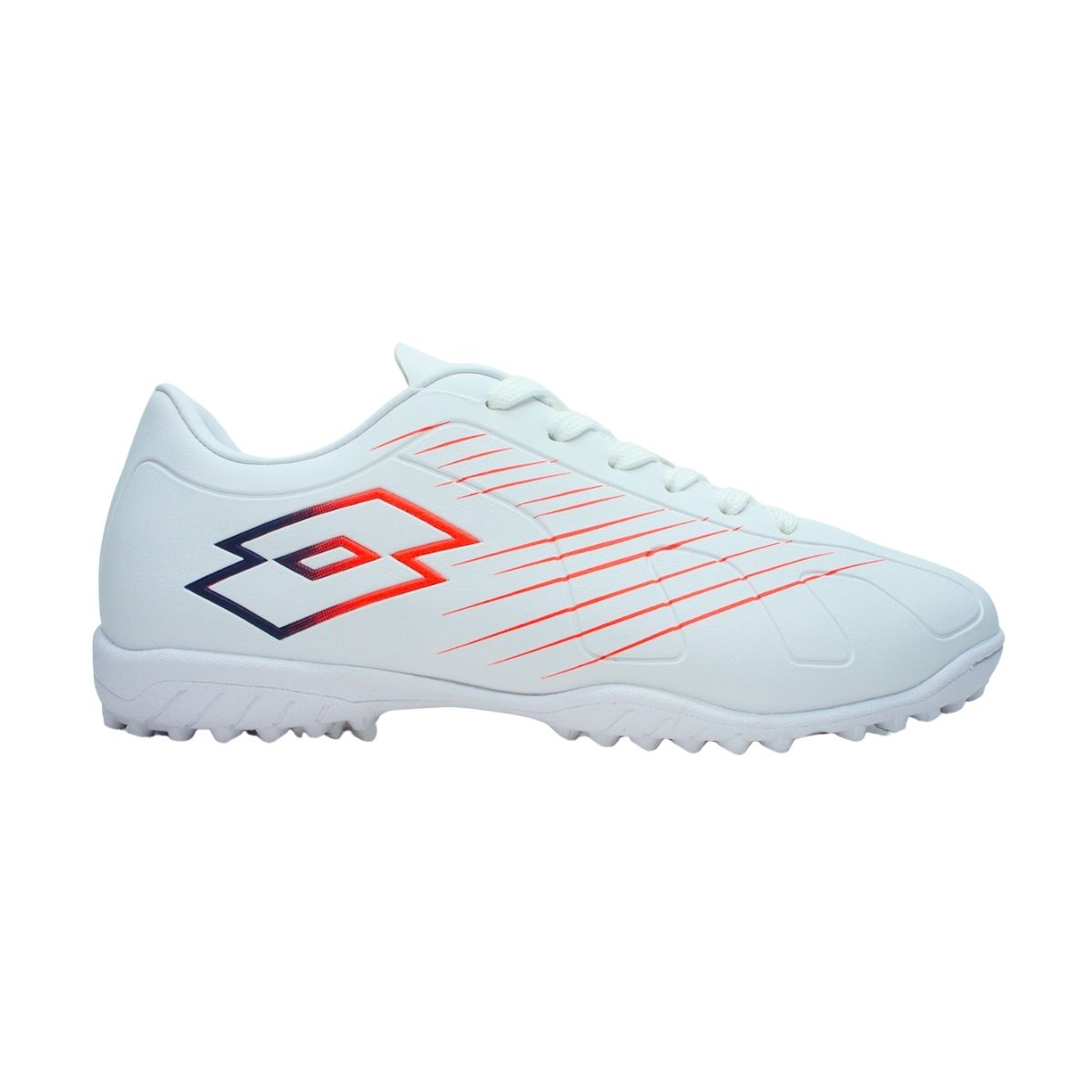 Zapato de Baby Futbol NIño Lotto - Fiore TF Blanco Rojo