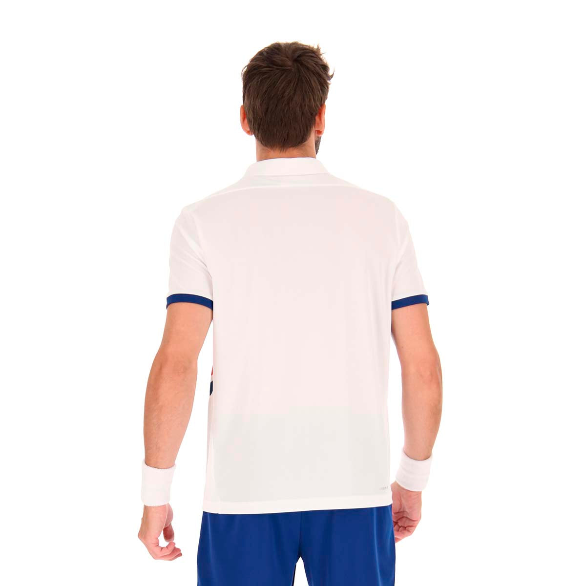 Polera de Tenis Hombre Lotto - Squadra Polo III Blanco