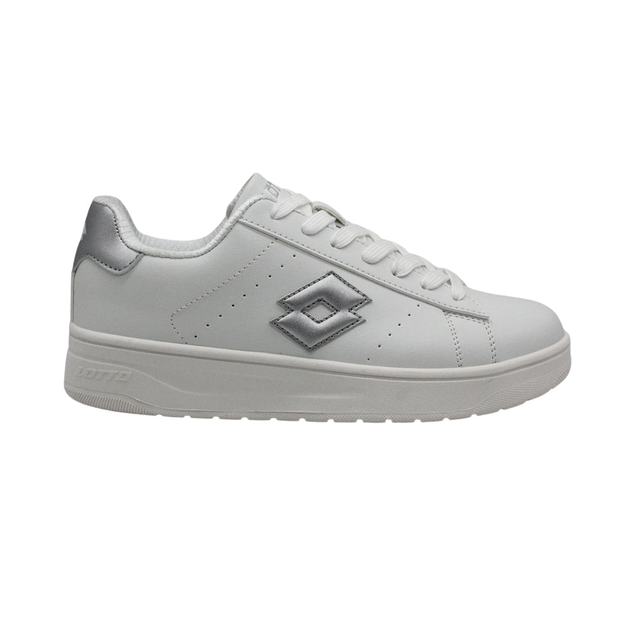 Calzado Urbano Mujer Lotto - Roma Blanco Plateado