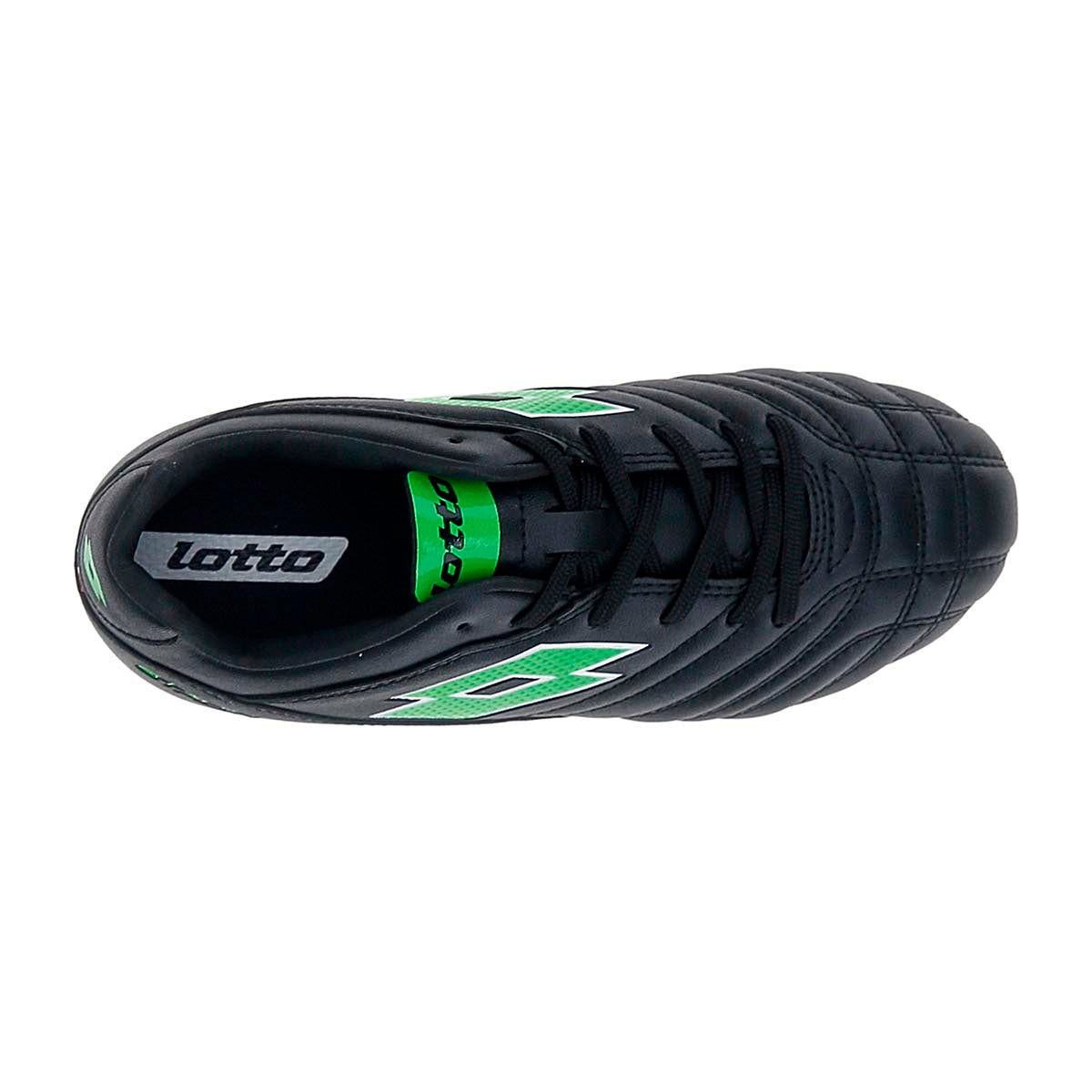 Zapato Fútbol Niño Lotto - Stadio 705 FG Negro Verde