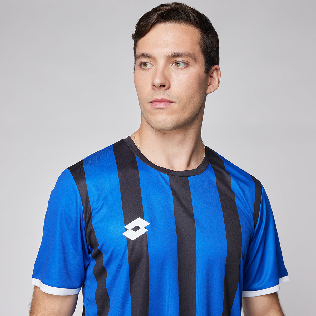 Polera de Fútbol Hombre Lotto - Finta Azul Negro
