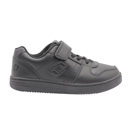 Zapatilla Escolar Niño Lotto - BTS Basket Negro