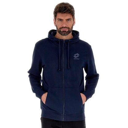 Poleron Deportivo Hombre Lotto - Smart OG FZ HD Azul