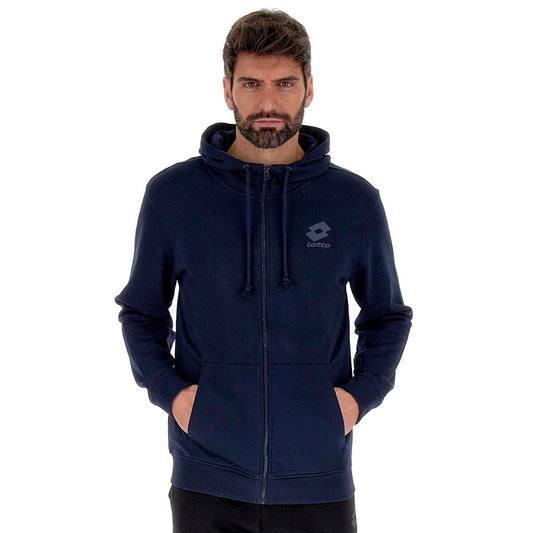 Poleron Deportivo Hombre Lotto - Smart OG FZ HD Azul