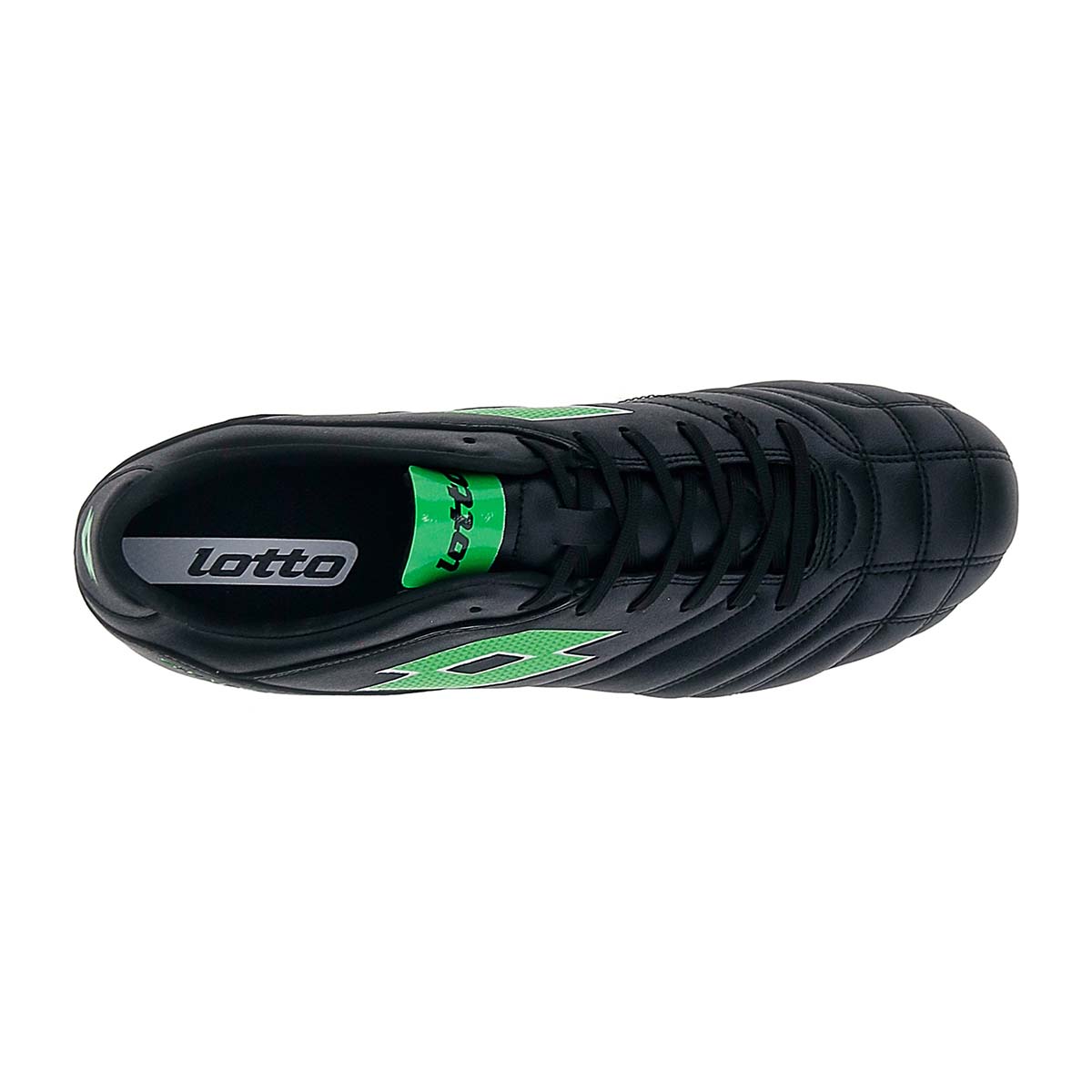 Zapato de Futbol Hombre Lotto - Stadio FG 705 Negro Verde