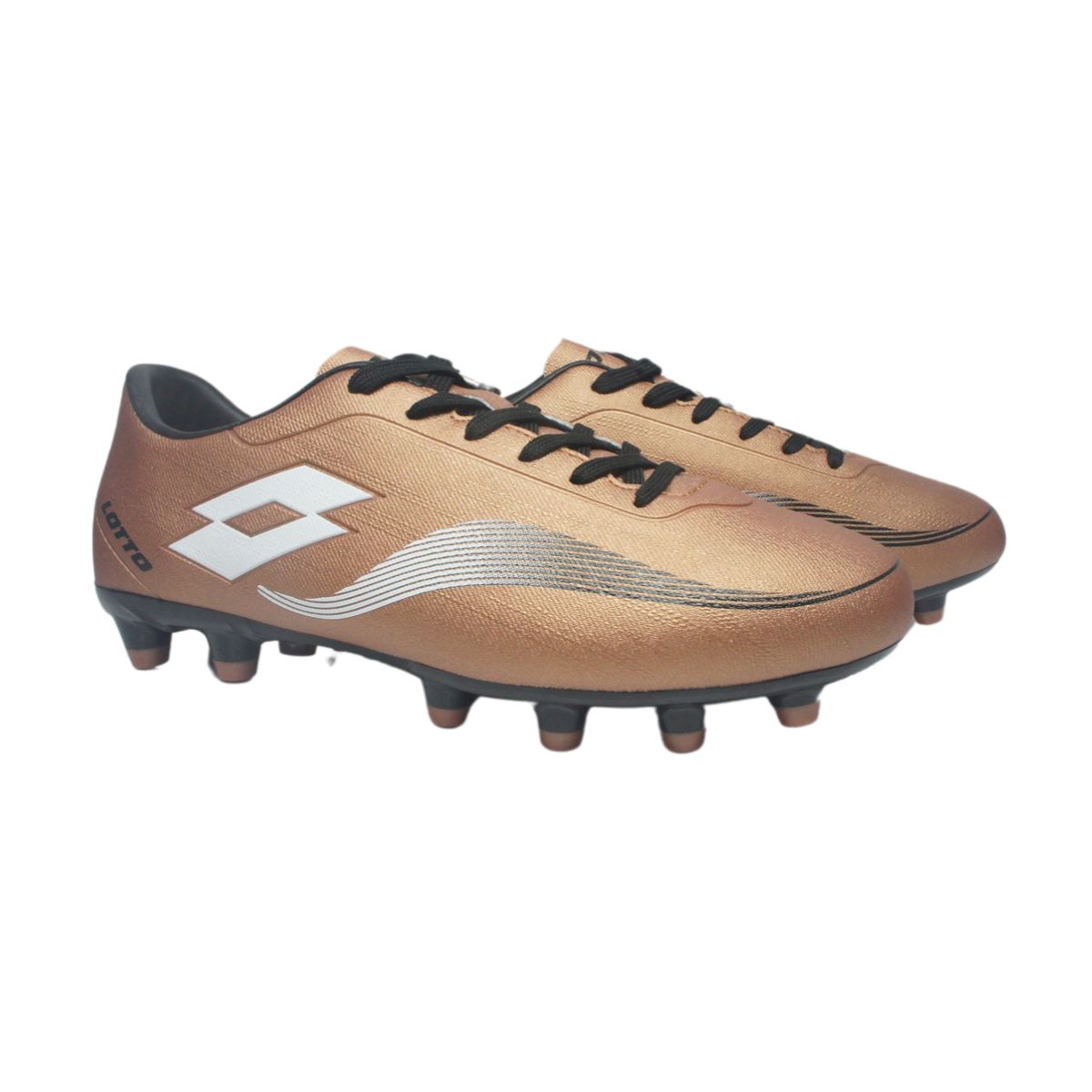 Zapato de Futbol Juvenil Lotto - Speed FG Café