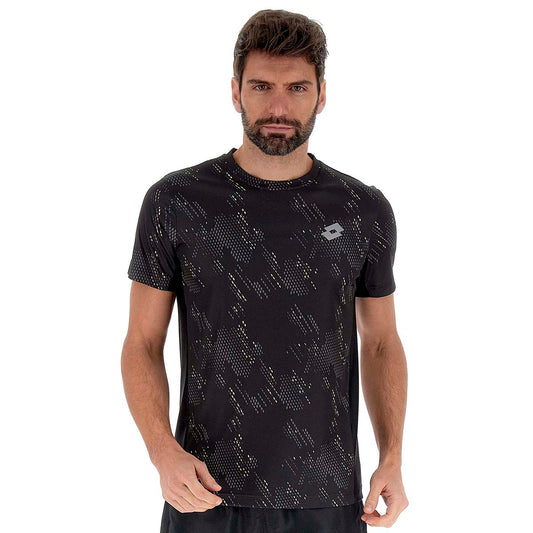 Polera de Running Hombre Lotto - Running  Tee Negro