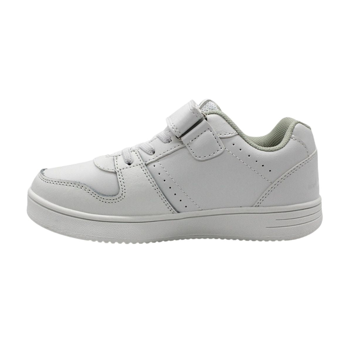 Zapatilla Escolar Niño Lotto - BTS Basket Blanco