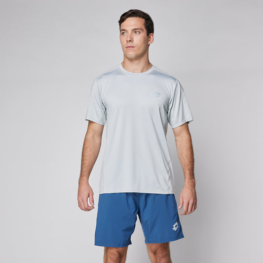 Polera Deportiva Hombre Lotto - Milán Gris