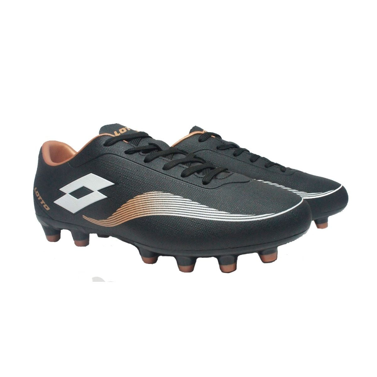 Zapato de Fútbol Juvenil Lotto - Speed FG Negro Café