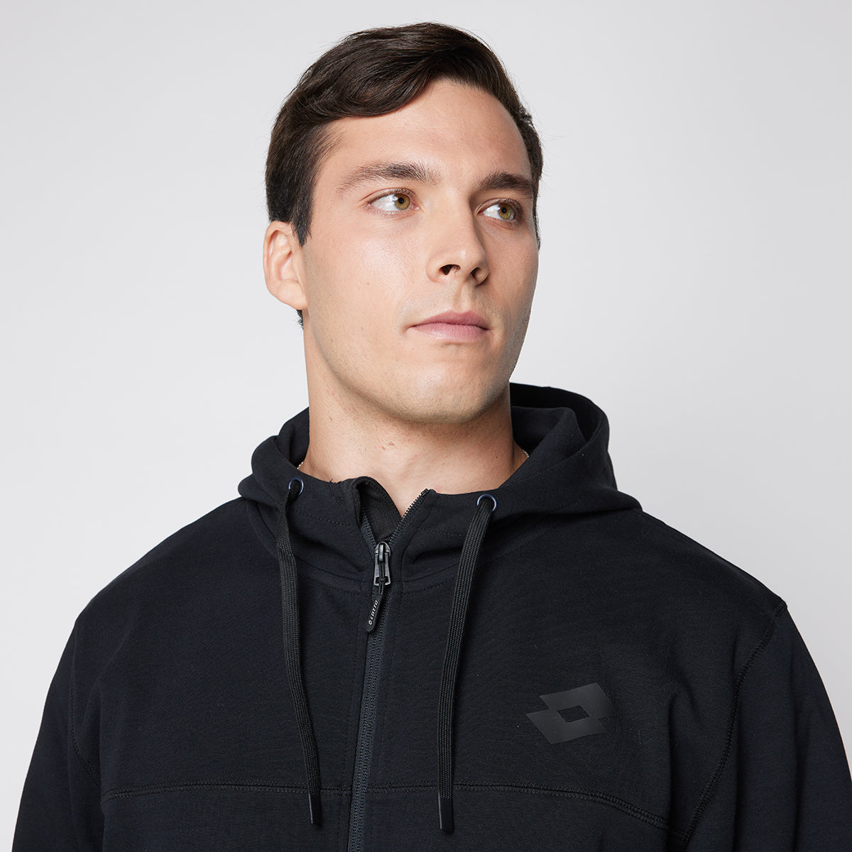 Poleron Deportivo Hombre Lotto - Parma Negro