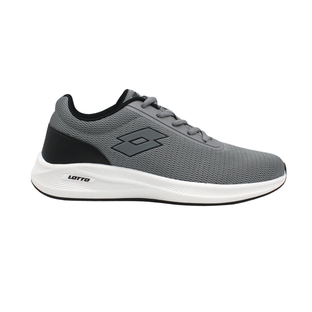 Zapatilla Running Hombre Lotto - Challenge Gris Negro
