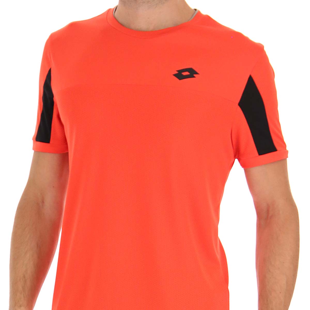 Polera de Padel Hombre Lotto - Superrapida VI Rojo