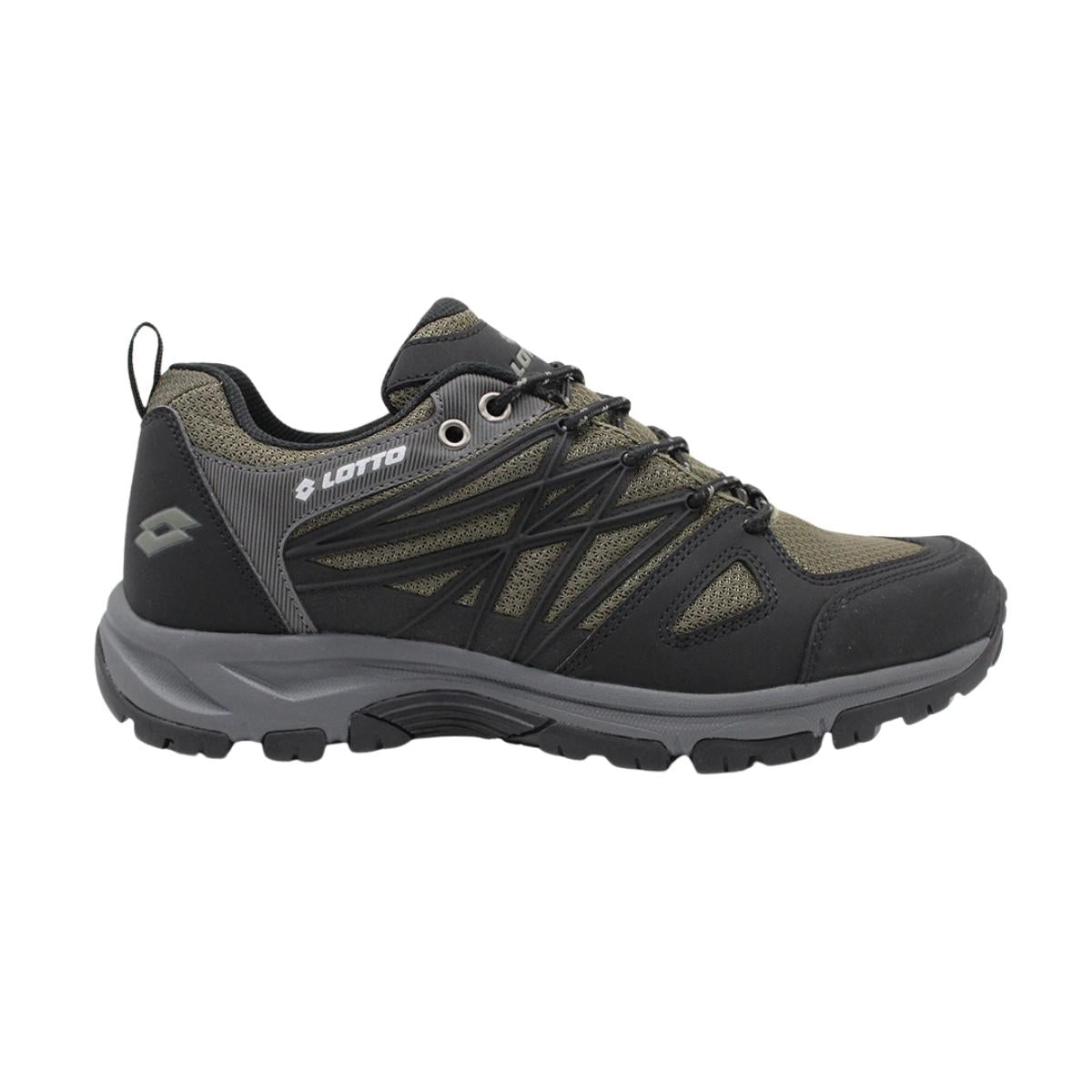 Zapatilla Outdoor Hombre Lotto - Hike Wp Verde Negro