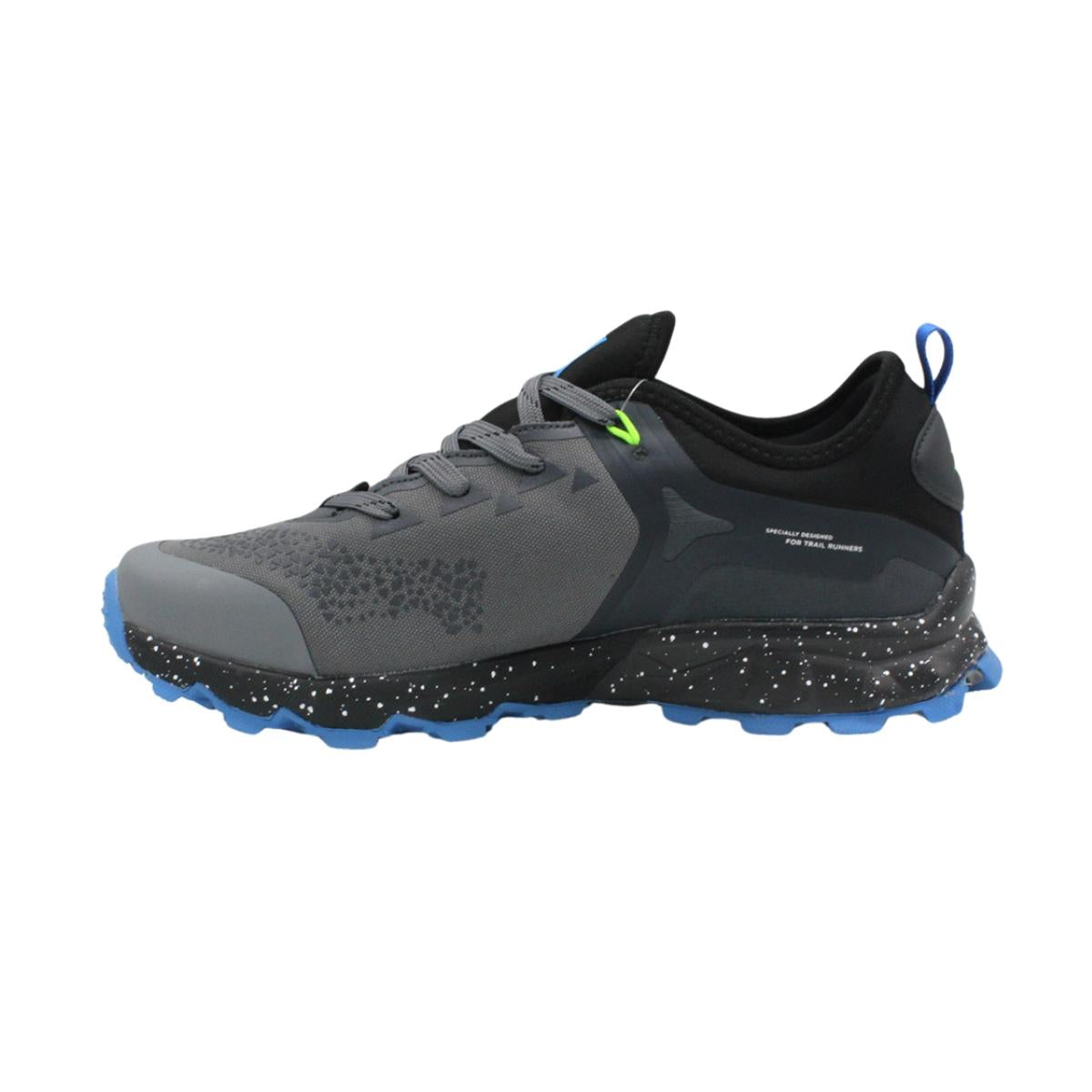 Zapatilla Trail Running Hombre Lotto - Benevento Negro Gris