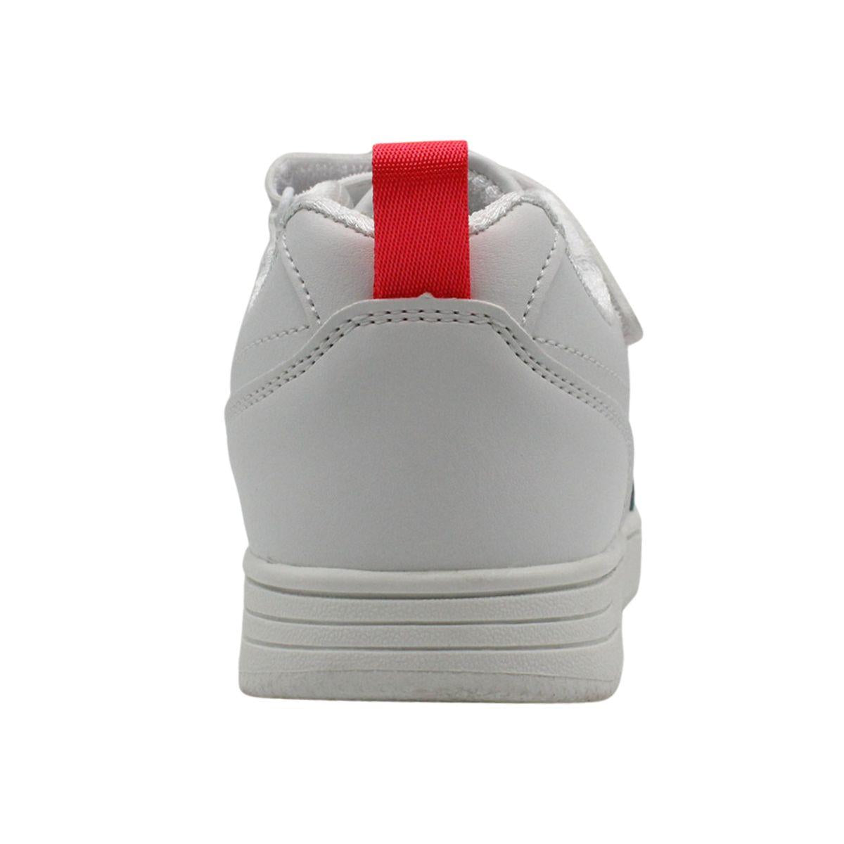 Calzado Urbano Niño Lotto - Basket Blanco Rojo