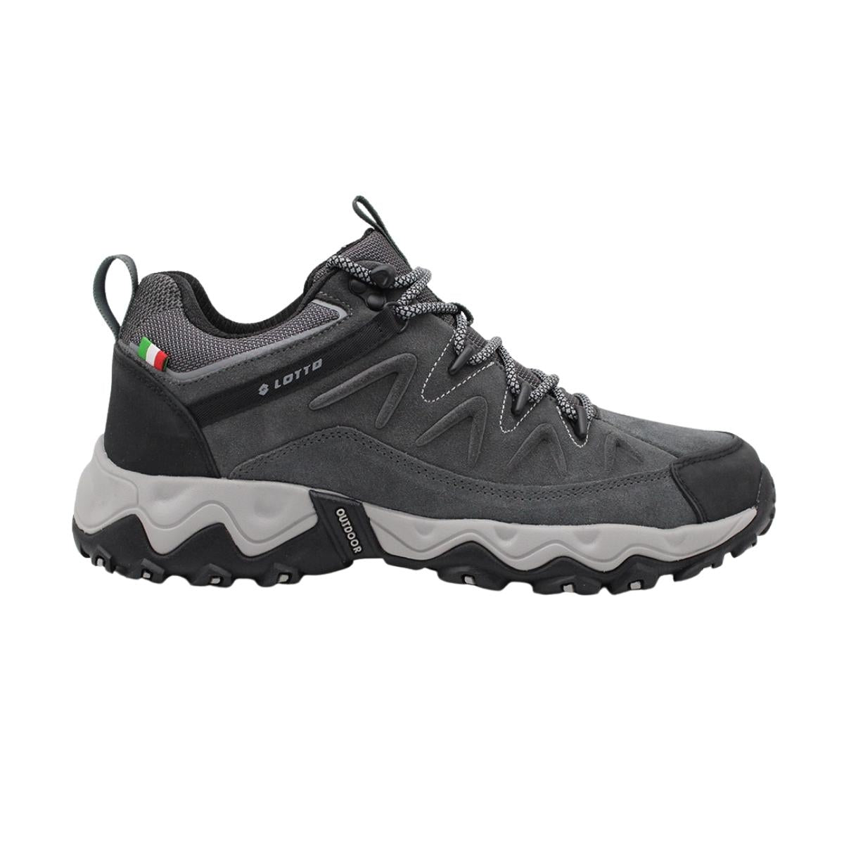 Zapato  Outdoor  Hombre Lotto - Solaro Gris Negro