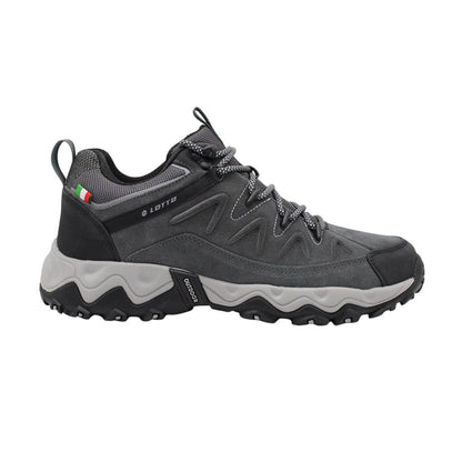 Zapato  Outdoor  Hombre Lotto - Solaro Gris Negro