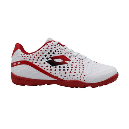 Zapato de Baby Fútbol  Hombre Lotto - Zenda  TF Blanco Rojo