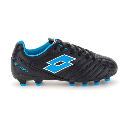 Zapato de Fútbol Juvenil Lotto - Stadio FG 705 Negro Azul