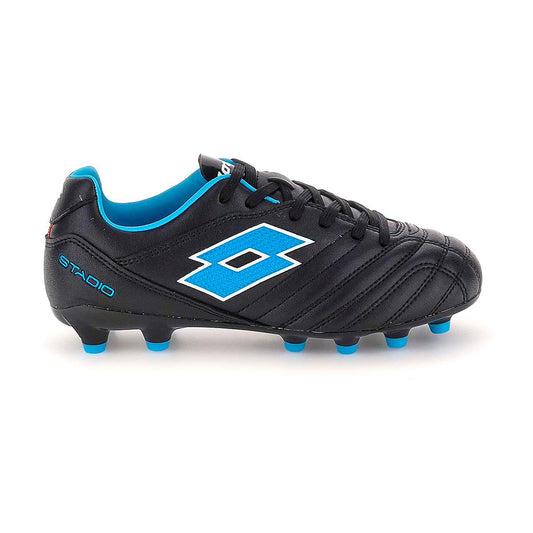 Zapato de Fútbol Juvenil Lotto - Stadio FG 705 Negro Azul