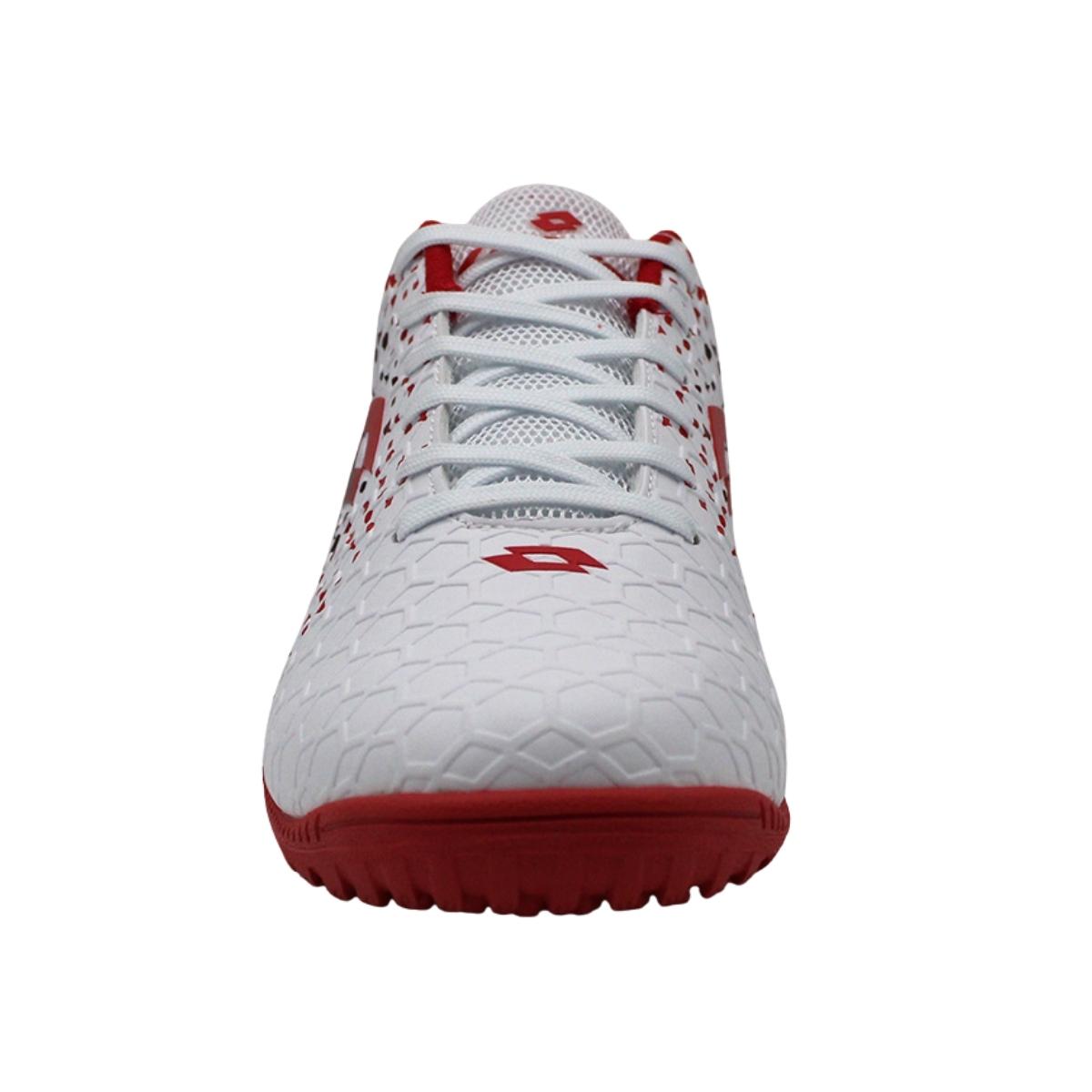 Zapato de Baby Fútbol  Hombre Lotto - Zenda  TF Blanco Rojo