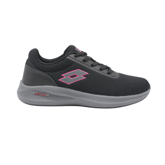 Zapatillas Running Mujer Lotto - Challenge Negro Rojo