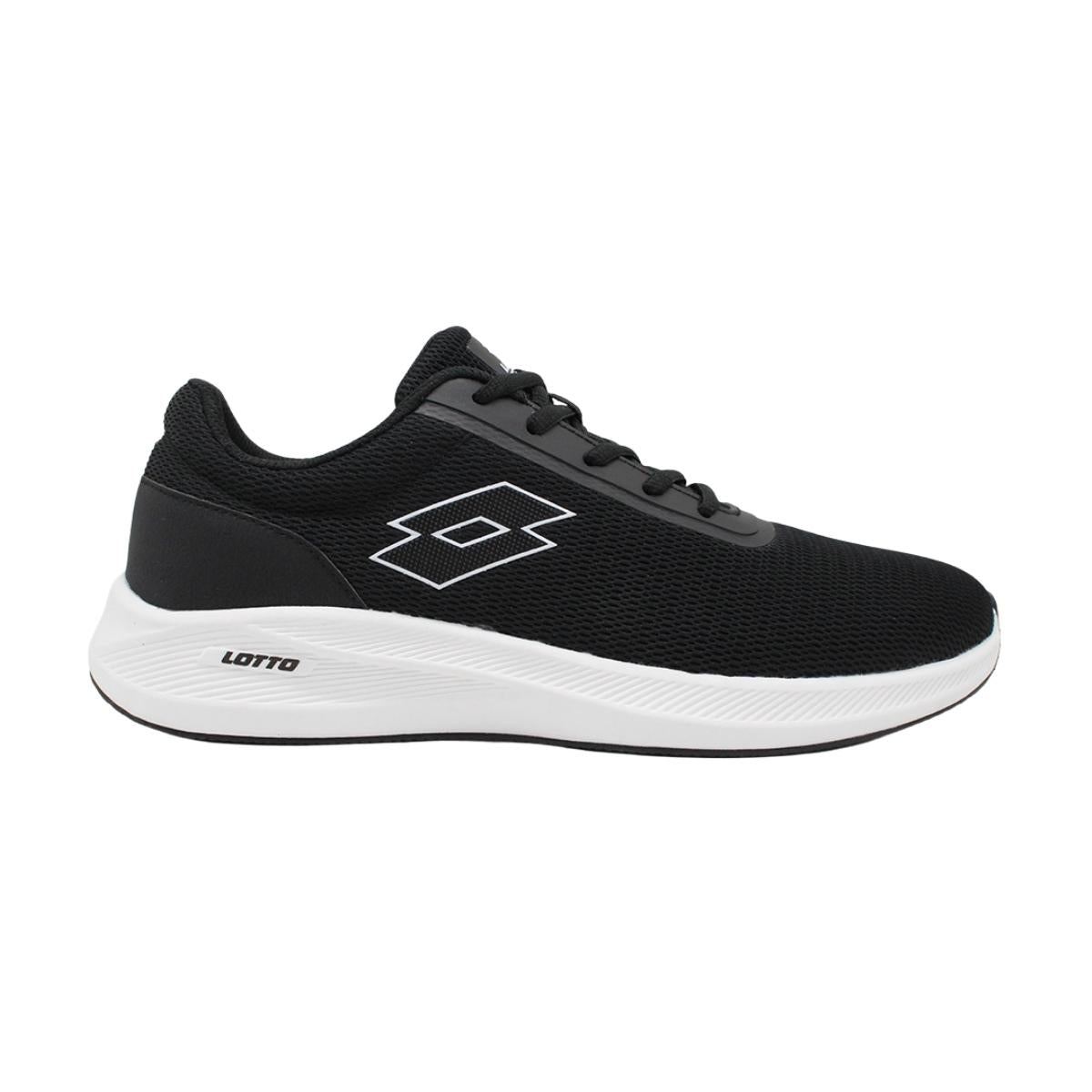 Zapatilla Running Hombre Lotto - Challenge Negro Blanco