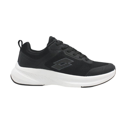 Zapatilla Running Mujer Lotto - Potenza Negro Blanco